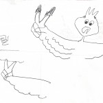 Sketch of Auglor the eagle