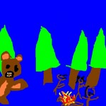 A Bunch of Weirdos Being Mobbed by a Bear Bear
