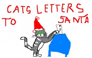 Cats Letters To Santa-Tail Cats Letters To Santa