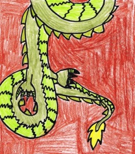 Skateboard Dragon - Bottom