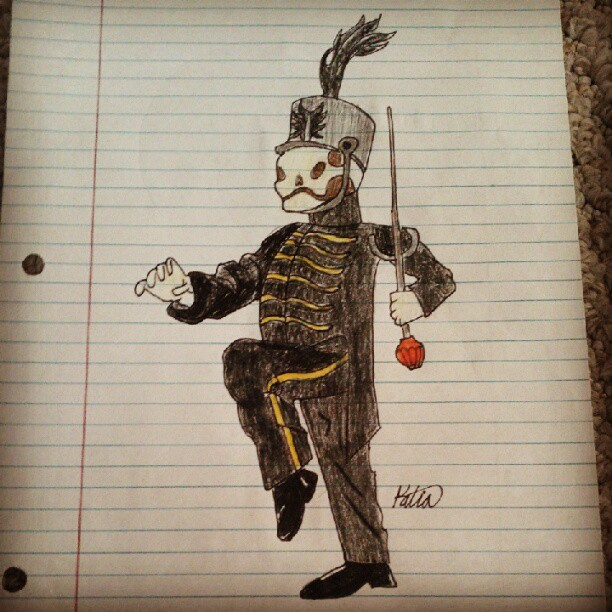 Do or dieYou'll never make meBecause the worldWill never change my heart!#mychemicalromance #blackparade #gerardway #marcher #marchingband #mychemicalart #theblackparade #drawing #68