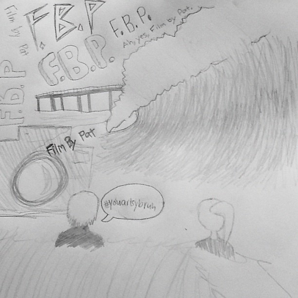 Random doodle inspired by @fatkook Cool pics