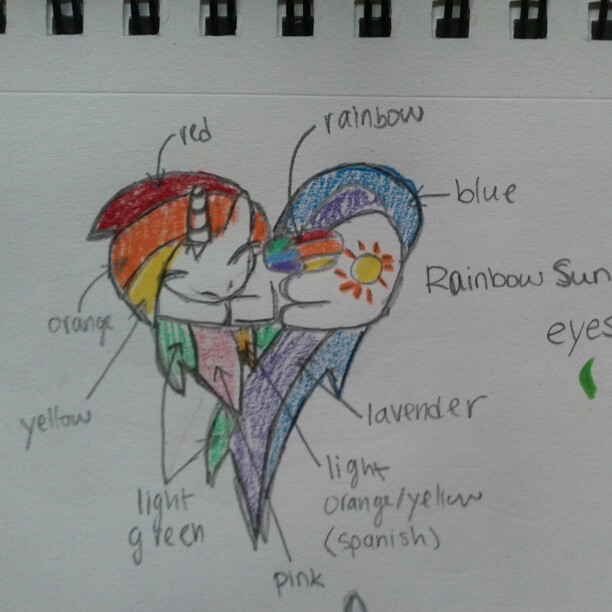 @strawberrykiss_art This is rainbow sun! I just adopted her :3