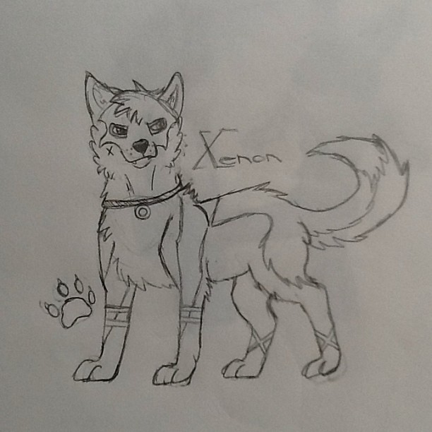 Working on my new character Xenon :)