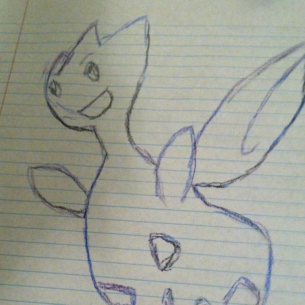 THANK YOU @cameron_bulbasaur for the beautiful artwork, drawn with the legendary Squiggilyradama-q :3 #togetic
