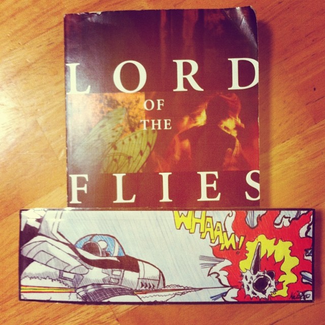 I made a bookmark based on the project we did in class and I loVE IT!!! I also freaking love this book, if you haven't read Lord of The Flies you really should. It'll give you and entirely new view on humanity while scaring you to death but you keep turning the page. #LordOfTheFlies #WHAAM