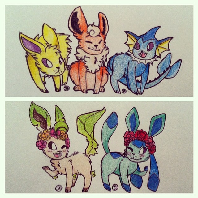 Continuing with the eeveelutions!!! Only two more :D this is really fun!