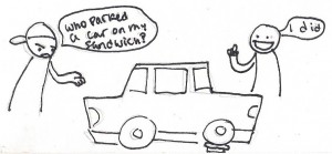 Who Parked on My Sandwich?
